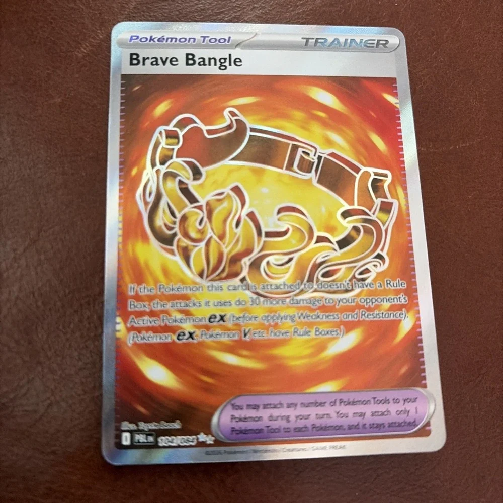 Pokémon TCG Brave Bangle 104/084 Ultra Rare Pitch Black Trainer Item Card NM